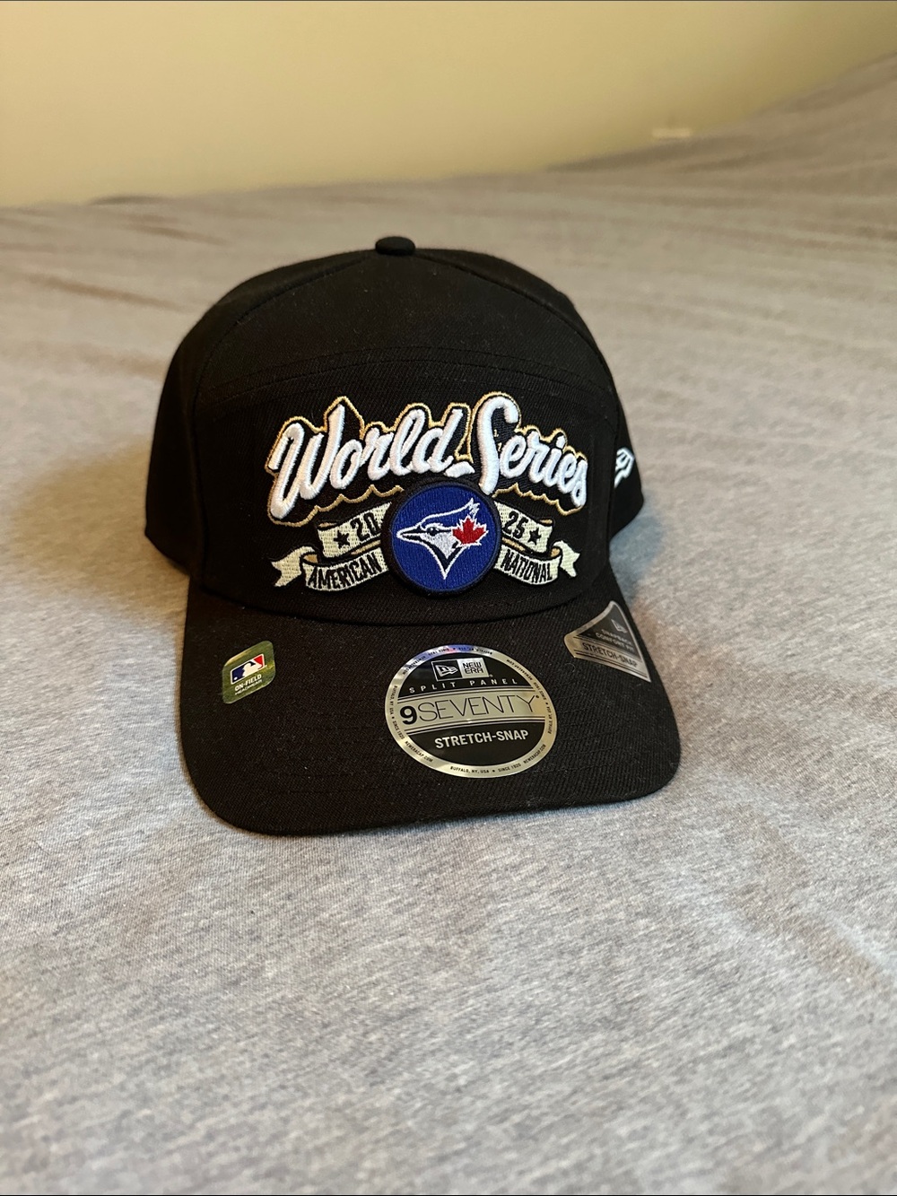 New Era Black Toronto Blue Jays World Series Embroidered Snapback